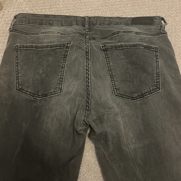 Zara Woman Premium Denim Collection High Rise Skinny Jeans Grey - Picture 8 of 10